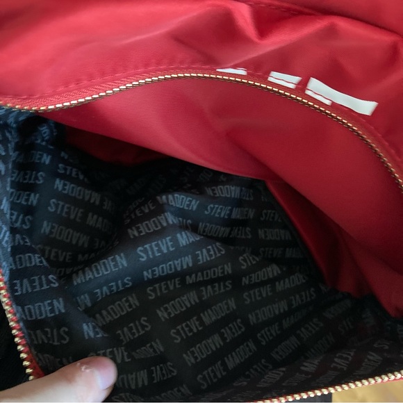 NWT Steve Madden Red Backpack! - Picture 7 of 7